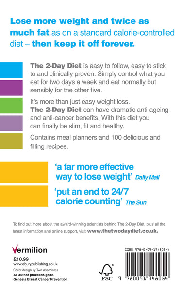 The 2-Day Diet: Diet Two Days a Week. Eat Normally for Five