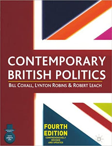 Contemporary British Politics 4th Editions, May 2003