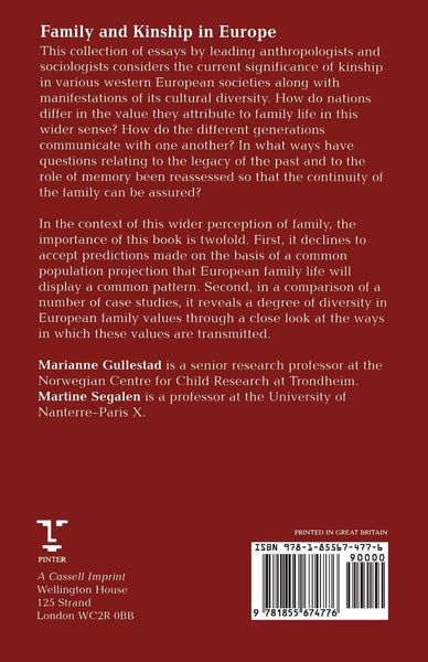 Family and Kinship in Europe (Social Change in Western Europe)