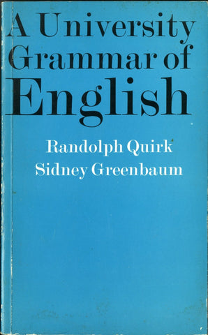 A University Grammar of English