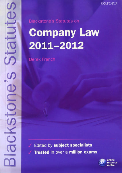 Blackstone's Statutes on Company Law 2011-2012