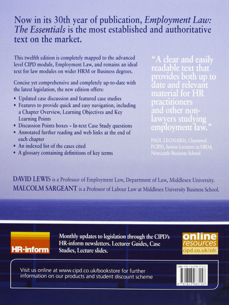 Employment Law: The Essentials
