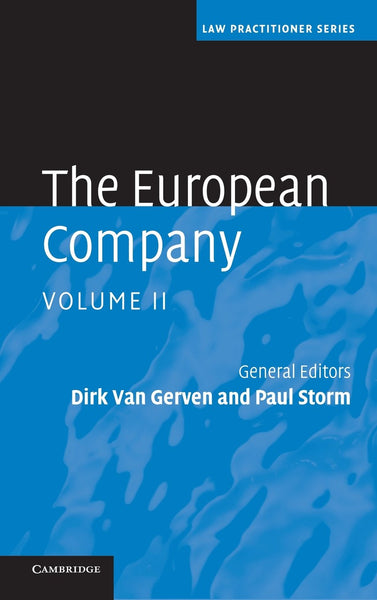 The European Company: Volume 2 (Law Practitioner Series)